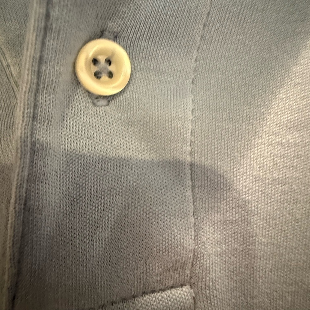 Lands' End Men's Sky Blue Polo Shirt New without tags - Picture 2 of 4